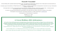 Desktop Screenshot of greentravel.hu