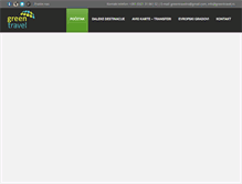 Tablet Screenshot of greentravel.rs